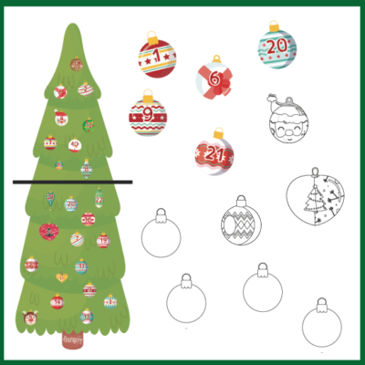 Nedtællingskalender Juletræet Nedtællingskalender Juletræet