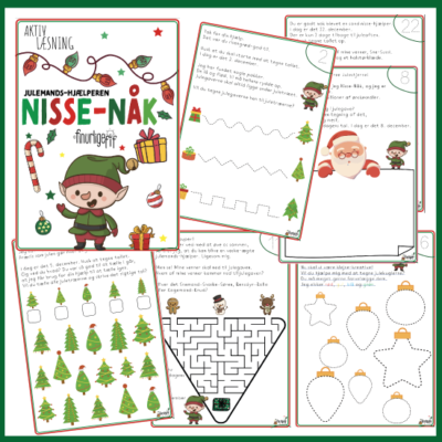 Aktiv læsning - Julemandshjælperen Nisse Nåk Aktiv læsning - Julemandshjælperen Nisse Nåk