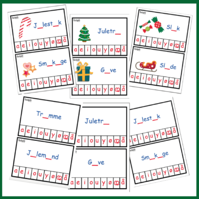 Julejagt på vokaler Julejagt på vokaler
