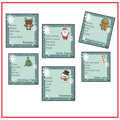 Jule-ord på engelsk - Gæt et ord