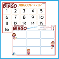 MatematikBingo - Generel (regnestykker)
