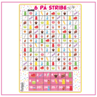 6 på stribe - Sliktema - Gange