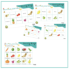 finurlig Bingo - Fruits and Vegetables