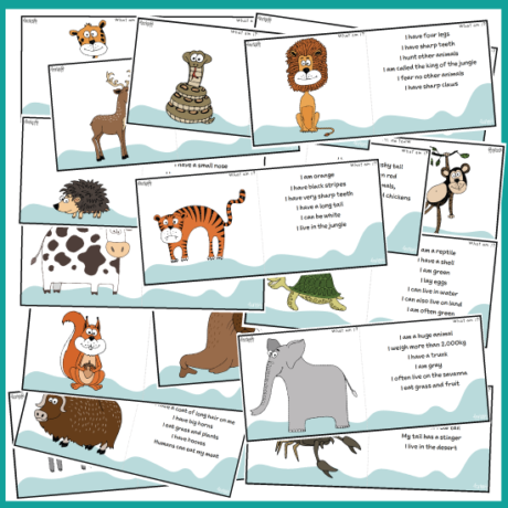 What am i? Animals - Pakke til engelsk