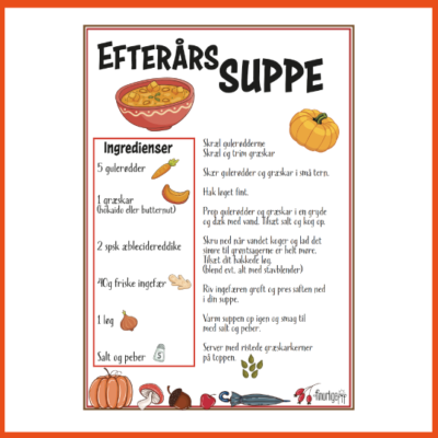 Efterårssuppe - visuel opskrift