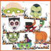 Halloween - 10 x masker udklip