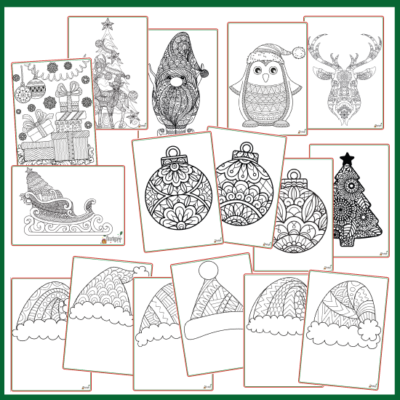 Farvelæg - Julen (avanceret) Farvelæg - Julen (avanceret)