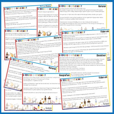 Faglig læsning - Faktakort om Norden / Skandinavien Faglig læsning - Faktakort om Norden / Skandinavien