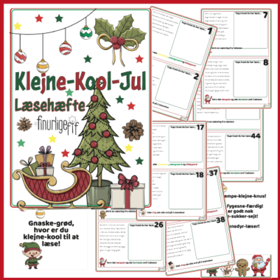 Klejne Kool Jul - Læsehæfte m. 50 læsetekster Klejne Kool Jul - Læsehæfte m. 50 læsetekster