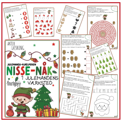 Aktiv læsning - Nisse Nåk i julemandens værksted