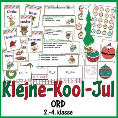 KlejneKoolJul - Pakke: ORD KlejneKoolJul – Pakke: ORD