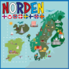 Arbejd med Norden – faglig læsning, sprogforståelse og lytteforståelse. Lav jeres egne faktabøger, sprogstafeter, kreative kort og arbejd med sproget i den interaktive bog.