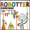 Leg og lær med ROBOTTER med vores nye finurlige og tværfaglige emnepakke. Byg jeres egne robotter – gang/tegn/skriv og leg med robotter.