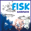 Stor emnepakke til indskoling / mellemtrin om FISK. Arbejd med faglig læsning og skrivning om fiskens 7 f’er: farve, form, forsvar, findested, fjender, formering og føde. Arbejd med fiskens anatomi, spil vendespil med danske fiskearter, pynt klassen med fisk, skriv faktaark om fisk og spil krig med fiskekort.