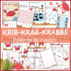 Krib Krab Krabbe – pakke for de mindste. Leg med og lær om krabber med vores finurlige minipakke om krabber.