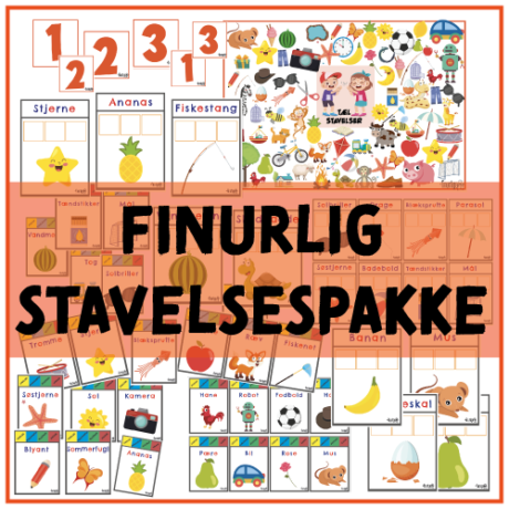 1-2-3 stavelser! Træn stavelser, prik vokaler, gå på stavelsesjagt og dyst i stavelseskrig med vores finurlige stavelsespakke tiltænkt førskolebørn og indskolingen.