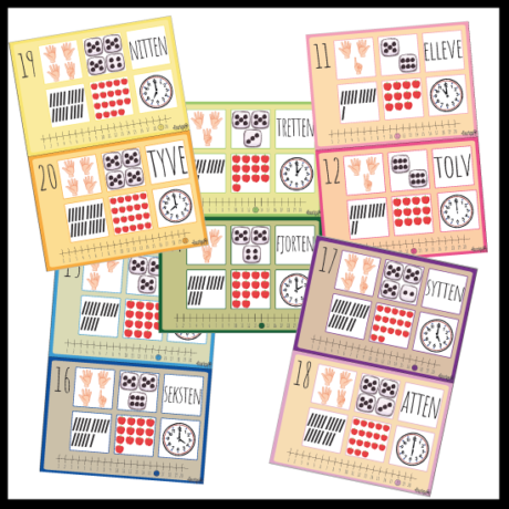 Leg med tallene – for de mindste med tallene 10-20