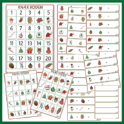 Med Knæk koden – julen, skal børnene arbejde med tal-forståelse, tal-genkendelse og plus- og minusstrategier.
