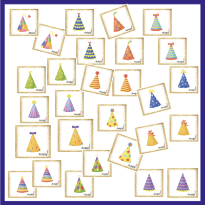 Nytår -  Vendespil m. hatte