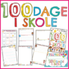 Skab en finurlig 100-dages-fest med vores 100-dages-fest-pakke; skabeloner, skrive/tegne-sider, lege, diplomer og meget mere.