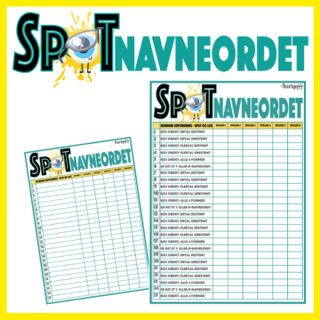 Finurligt Spotteri: Leg med navneord