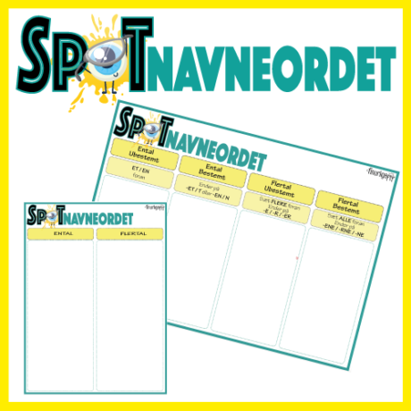 Finurligt Spotteri: Leg med navneord