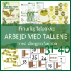 Billede af Slangen Samba matematikmateriale med opgavesider og brainbreaks for talene 31-40.