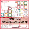 Skab en finurlig tradition med dine børn og elever med vores store fødselsdagspakke, hvor du får alt til at fejre fødselsdagen i institution og skole.