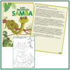 Mød Slangen Samba - Historie og tegning