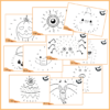 Prik til prik opgaver – Tallene 1-20 – Halloween