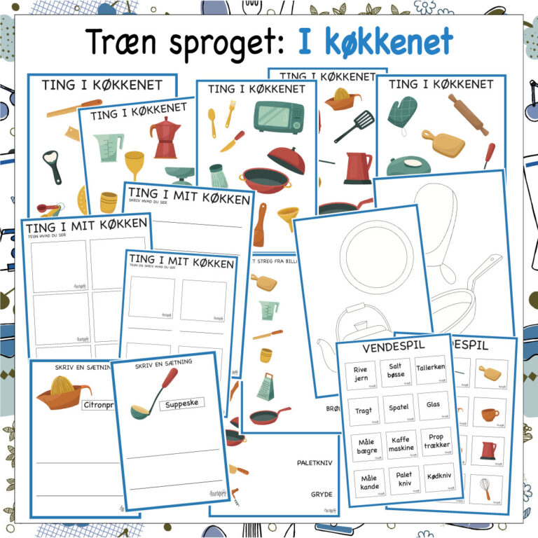 Træn sproget: Køkkenet – Legende læring i dansk som andetsprog ...