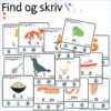Find og skriv - Skriv vokalen 2