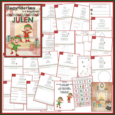 Begynderlæsning: 2-5 bogstaver - Jul Begynderlæsning: 2-5 bogstaver - Jul