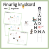 Krydsord - Ord med 3 bogstaver