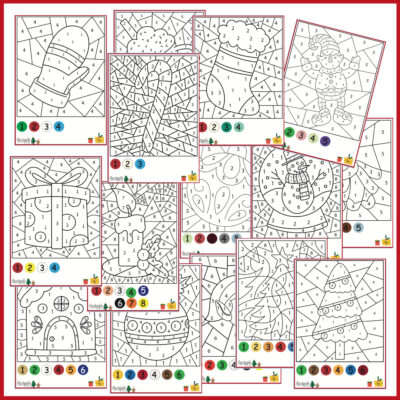 Mal efter tal - Jul Mal efter tal - Jul