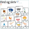 Find og skriv – Hvilket bogstav - m og n