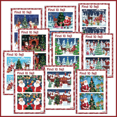 Find fejlene (10 fejl) - Jul Find fejlene (10 fejl) - Jul