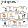 Find og skriv – Hvilket bogstav - b og p