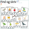 Find og skriv - Skriv vokalen - Æ, Ø eller Å