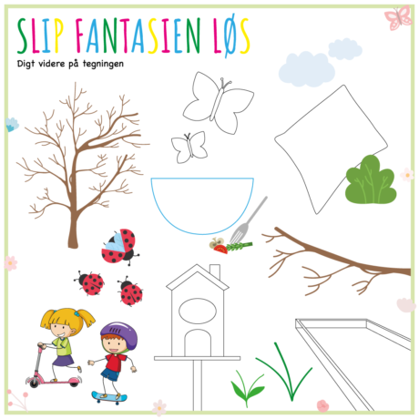 Slip Fantasien Løs: Færdiggør tegninger 7 (forår)