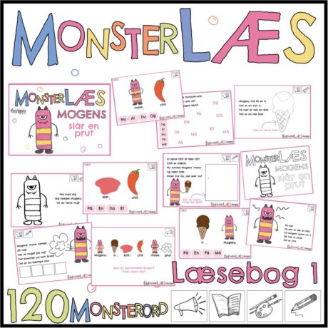 120 MONSTERORD – Læsebog #1 - MOGENS