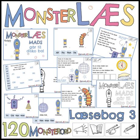 120 MONSTERORD – Læsebog #3 - MADS