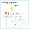 Krydsord - Frugt og grønt på tysk