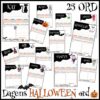 Dagens HALLOWEEN-ord - Skriveskabeloner til halloween