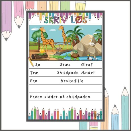 Skriv løs - for de små - Zoo