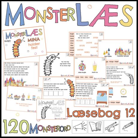 120 MONSTERORD – Læsebog #12 - MINA