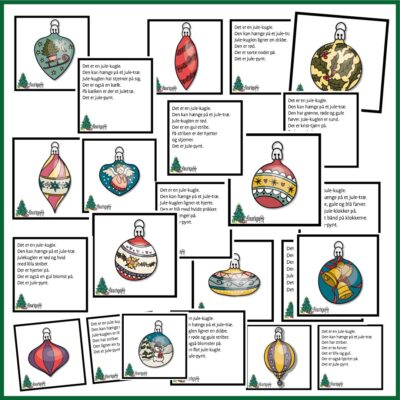 LæsLet - Hvem er hvem? - Julekugler LæsLet - Hvem er hvem? - Julekugler