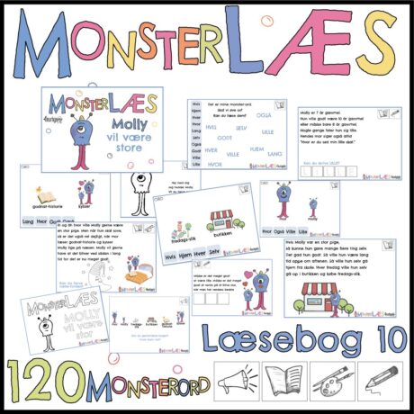 120 MONSTERORD – Læsebog #10 - MOLLY