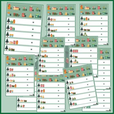 GAVERÆS - Plus med tallene 1-10 - Regnestykker med addition/plus GAVERÆS - Plus med tallene 1-10 - Regnestykker med addition/plus
