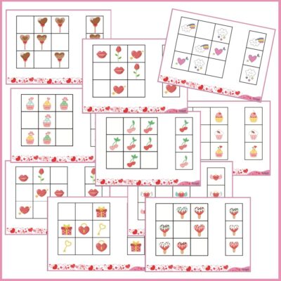 Sudoku - Valentin (let sværhedsgrad)